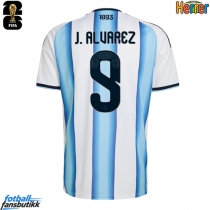 Argentina Julian Alvarez #9 Hjemmedrakt EM 2024 Kortermet
